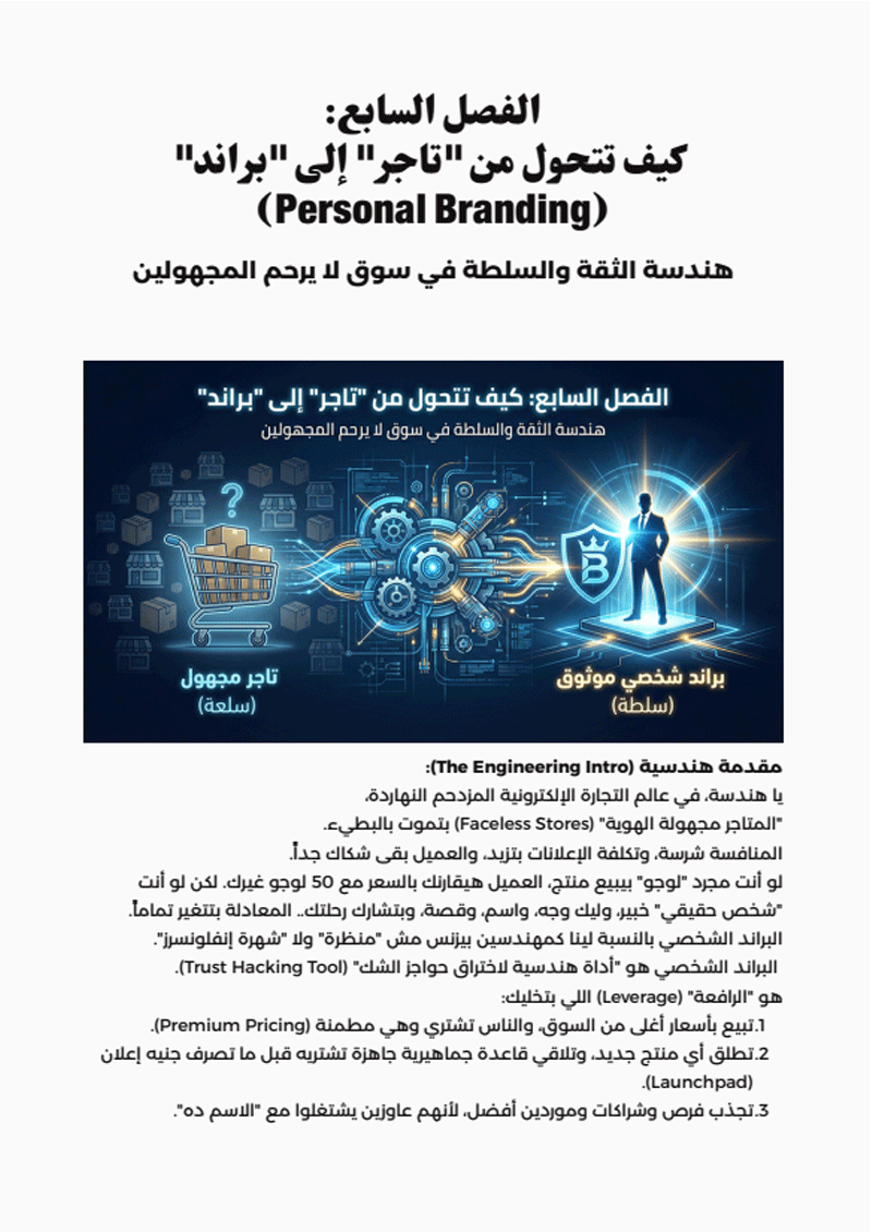 من تاجر إلى براند