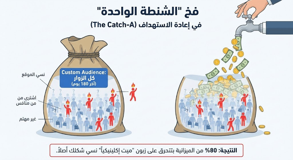 فخ الشنطة الواحدة في إعادة الاستهداف