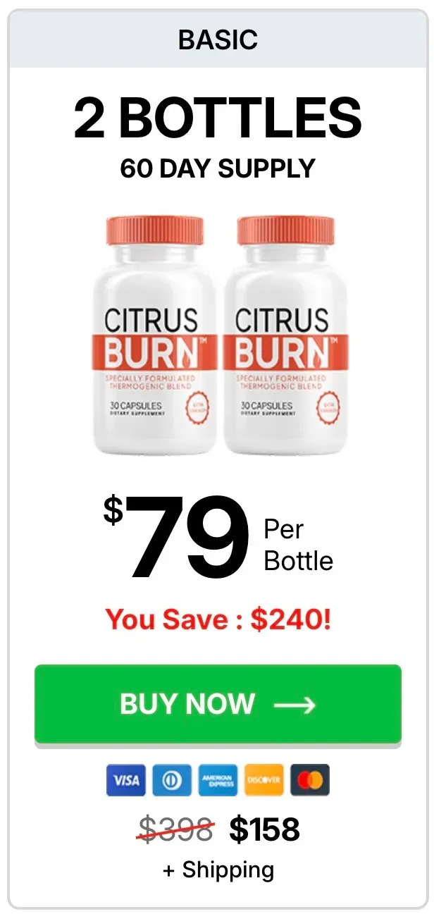CitrusBurn 2 bottles