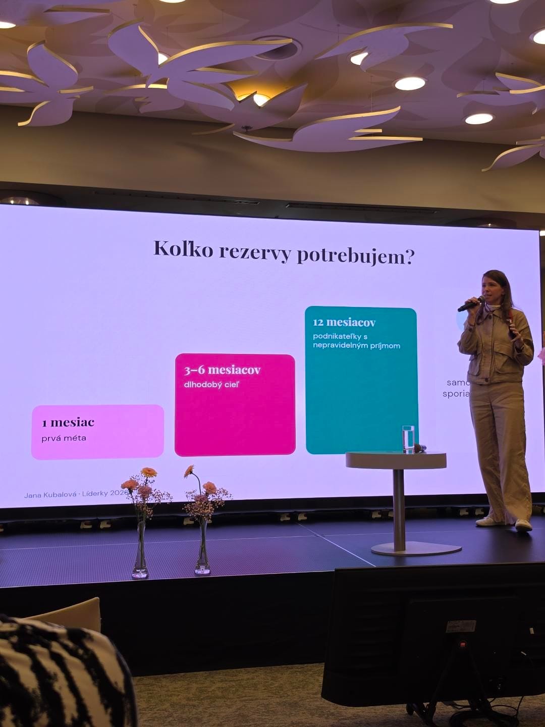 Jana Kubalová, prednáška Peniaze, ktoré dávajú slobodu, Leaderky 2026