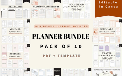 PLR Planner Bundle