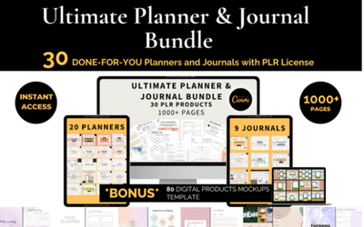 Ultimate Planner & Journal Bundle