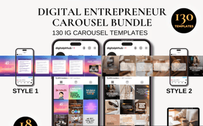 Digital Entrepreneur Carousel Bundle