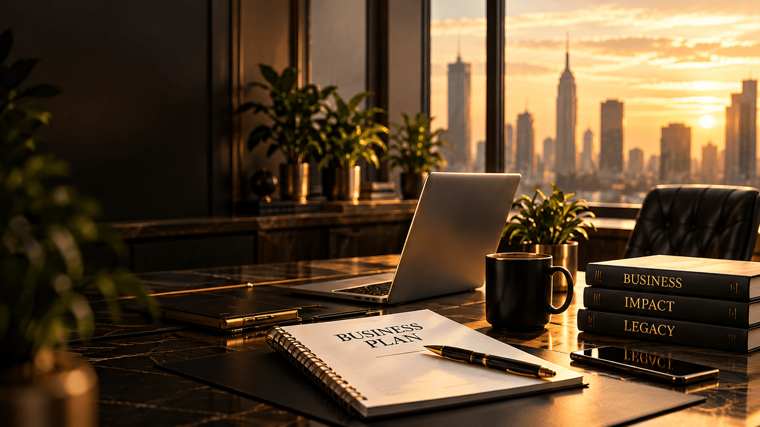 Entrepreneur planning the foundation of a new business