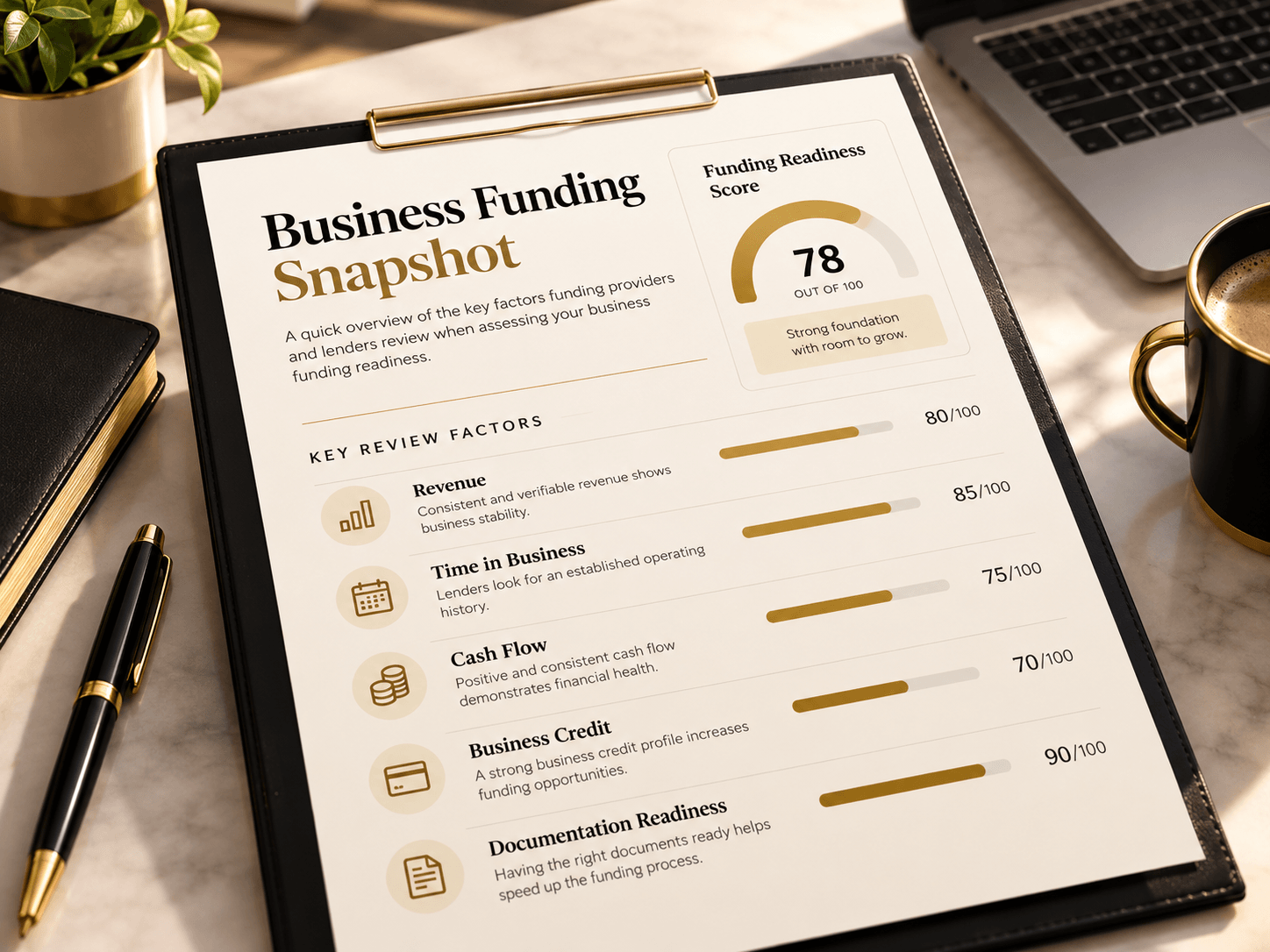 Business Funding Snapshot
