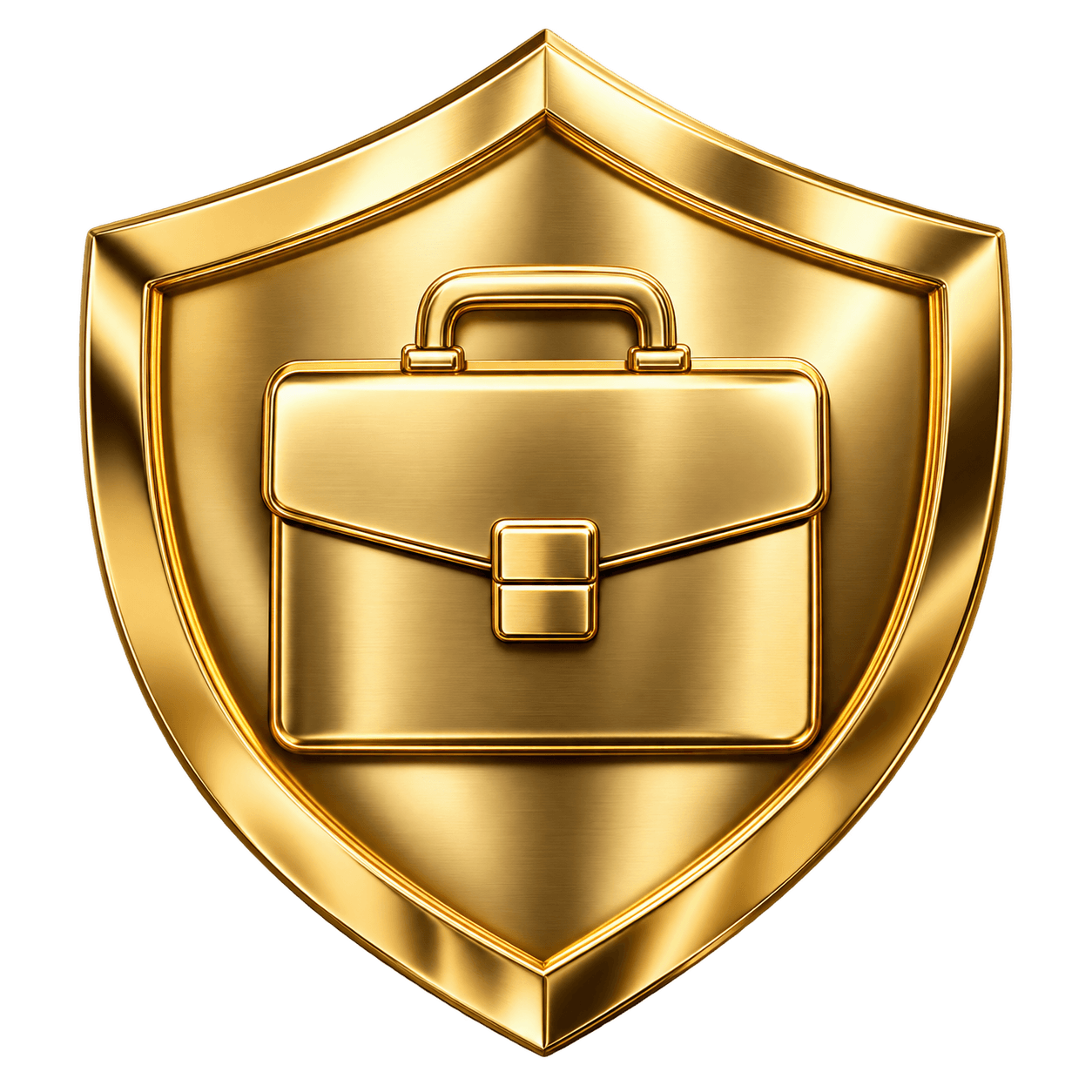 Gold business protection icon representing business continuity