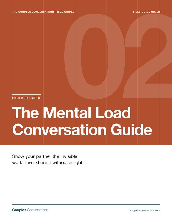 The Mental Load Conversation Guide, Field Guide No. 02