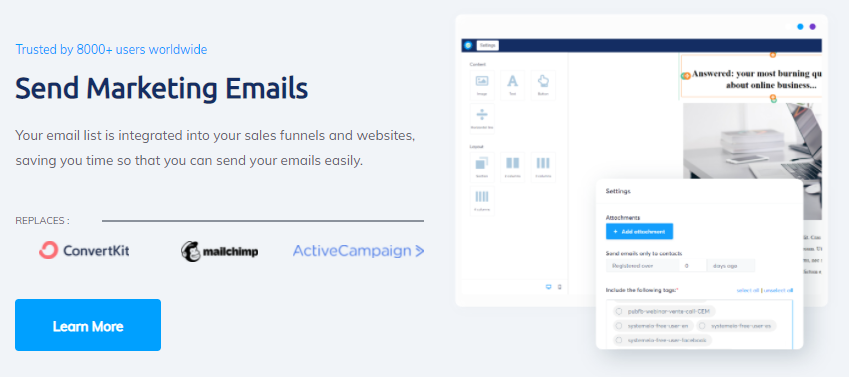 Send Marketing Emails