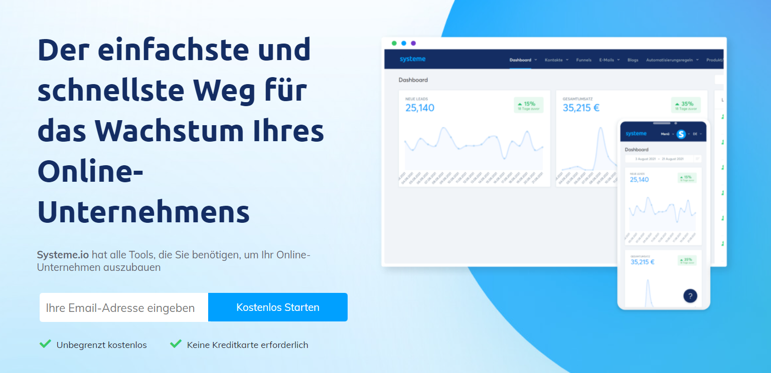 Systeme.io cta