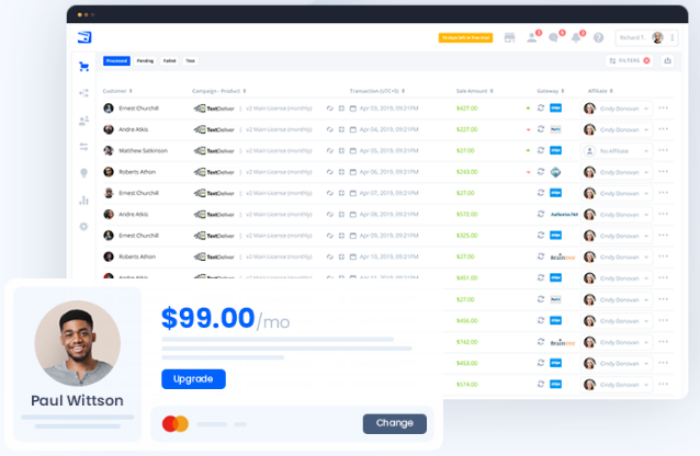 Gestão de assinaturas