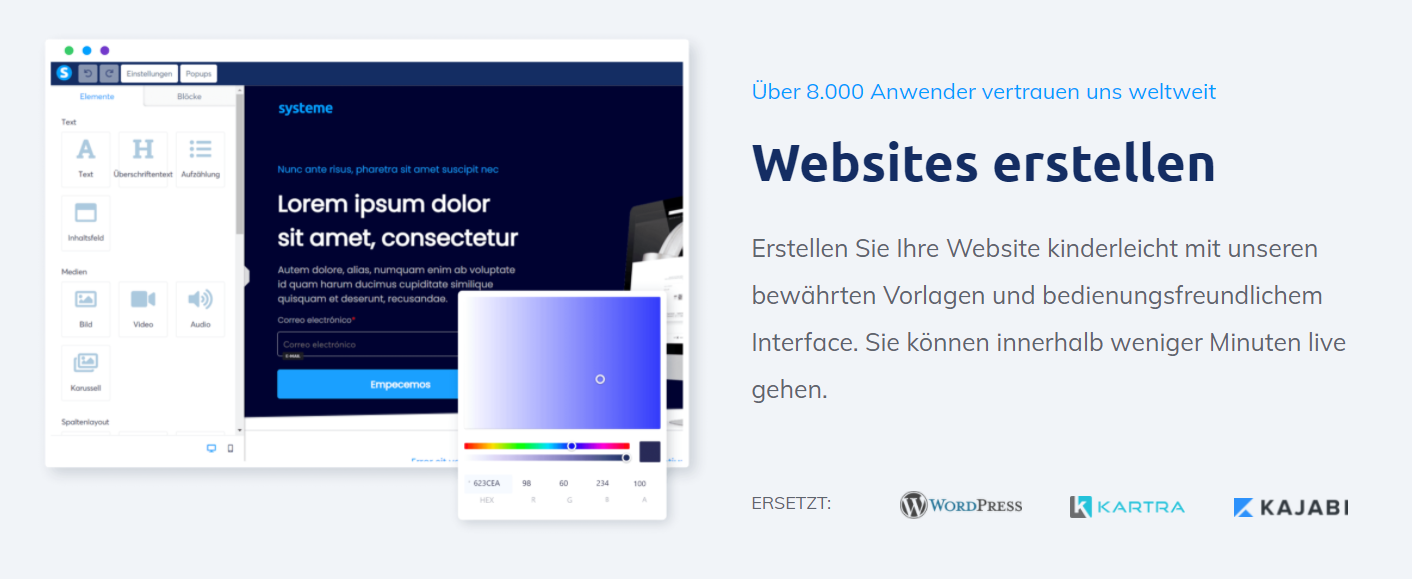 Aufbau von Websites