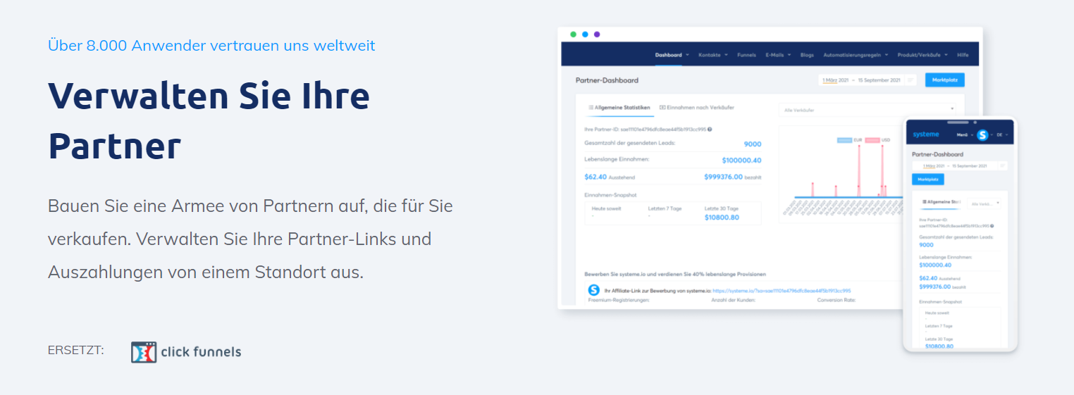 Manage your affiliates
