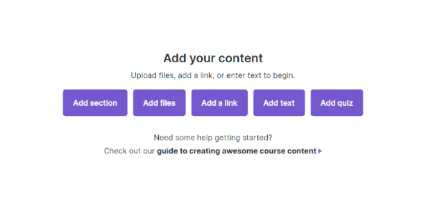 Podia’s visual editor