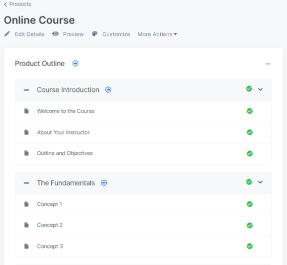 Kajabi’s online course blueprint