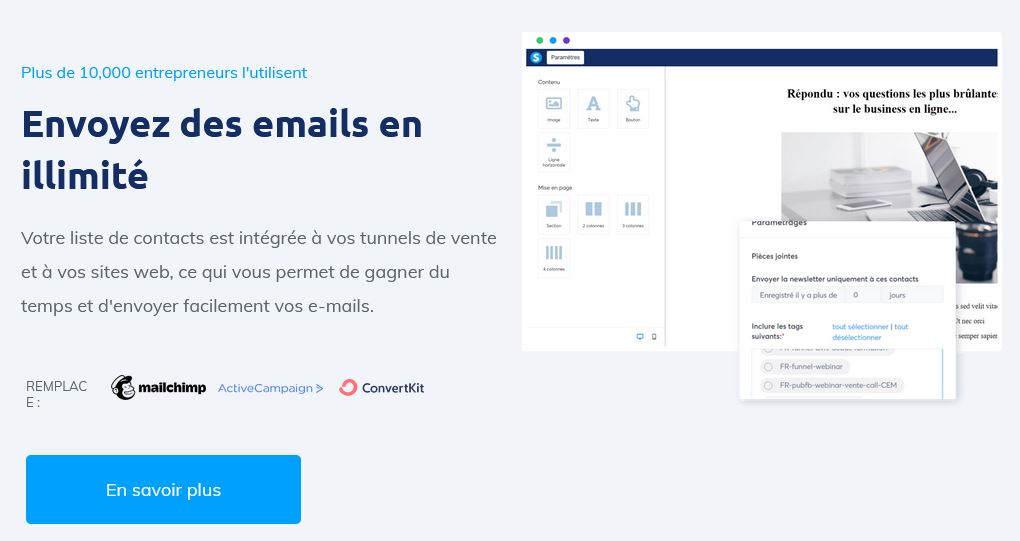 Email marketing systeme.io