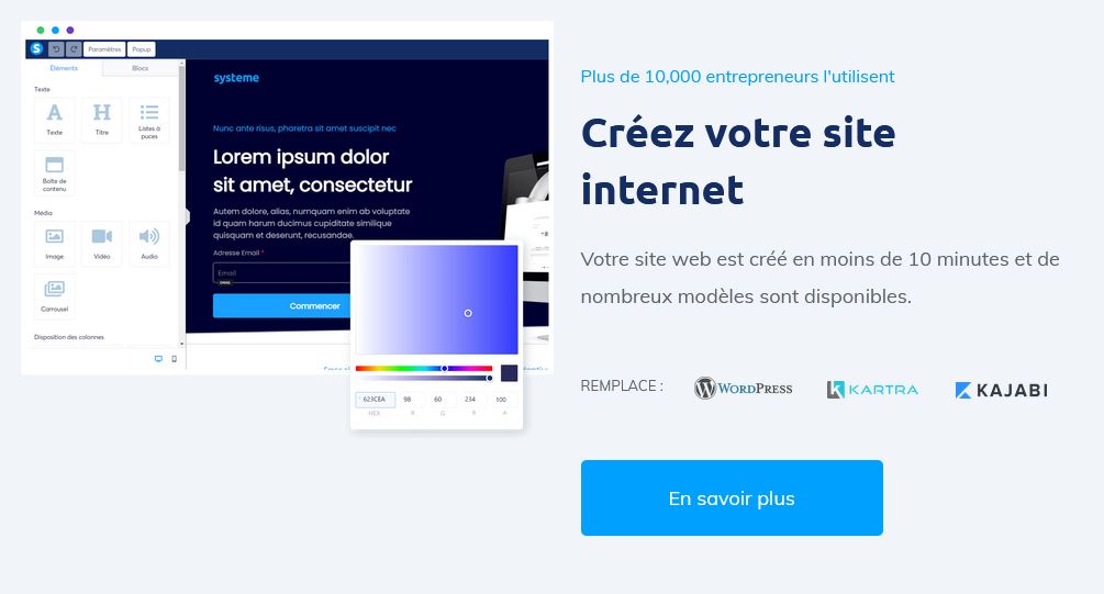 Sites web systeme.io