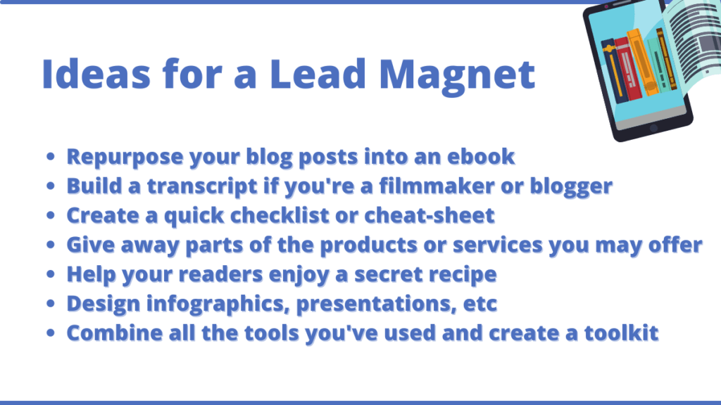 Es ist auch nicht so schwer, es selbst zu machen. Hier sind ein paar Ideen, die dir helfen, schneller denn je einen Lead-Magneten zu erstellen.