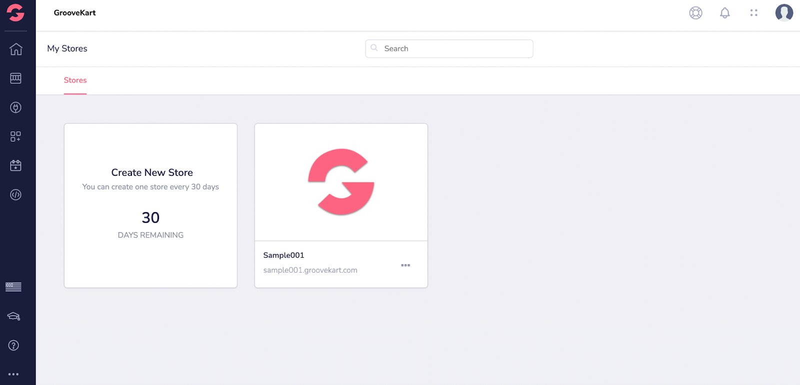 Ejemplo del “Kart Creator” de GrooveFunnels