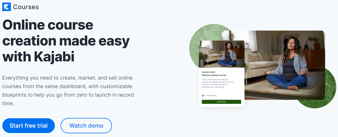 Le caratteristiche del corso online di Kajabi
