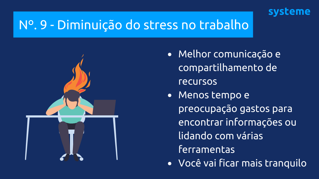 Diminuir o stress relacionado ao trabalho