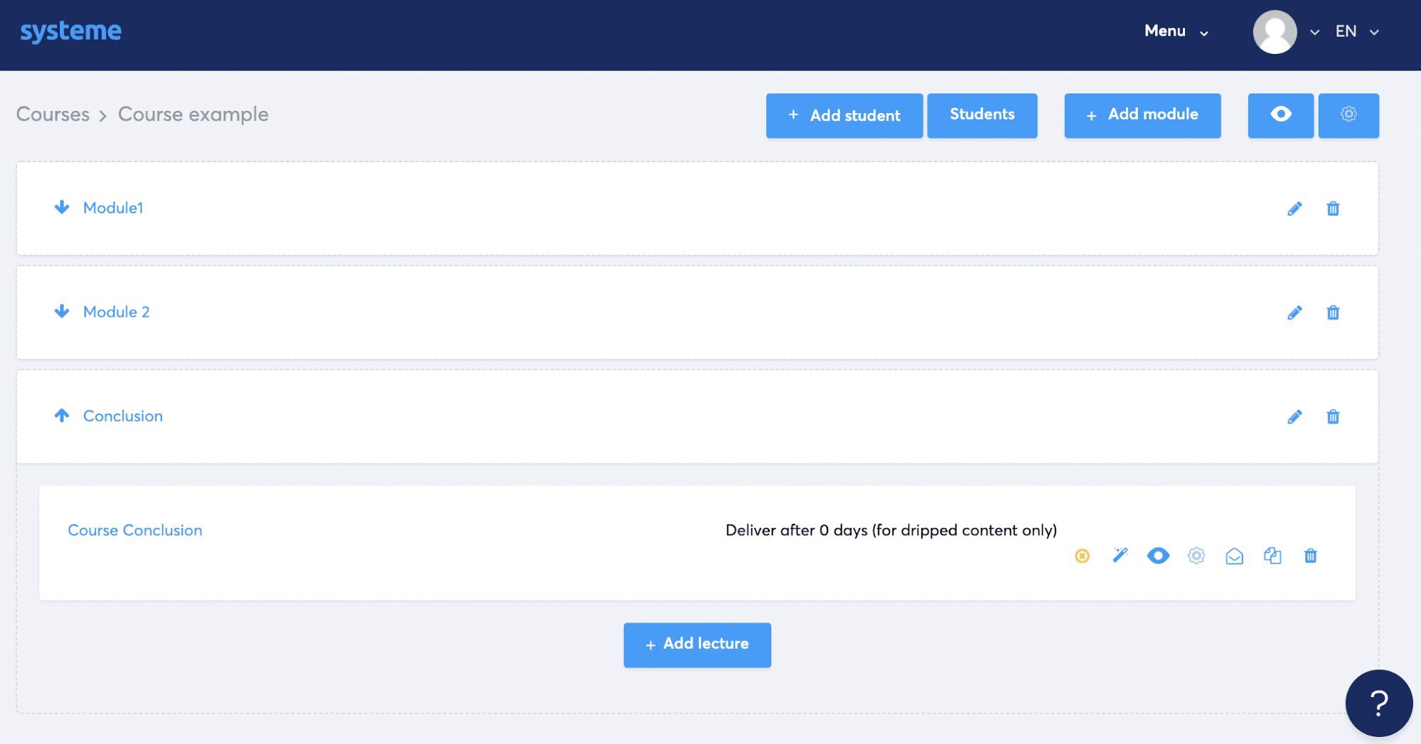 systeme.io's Online-Kurs- und Mitglieder-Website-Ersteller