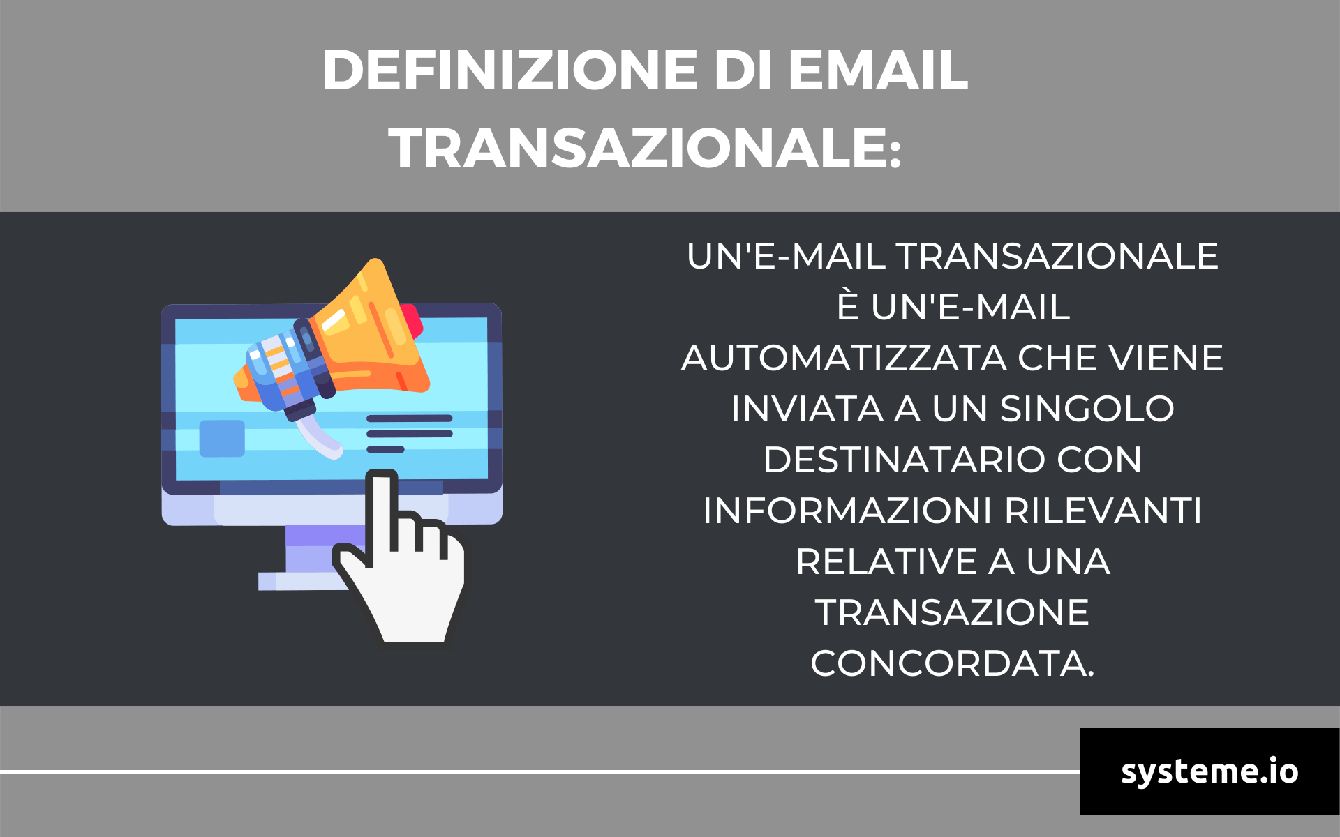 Che cos'è un'e-mail transazionale?