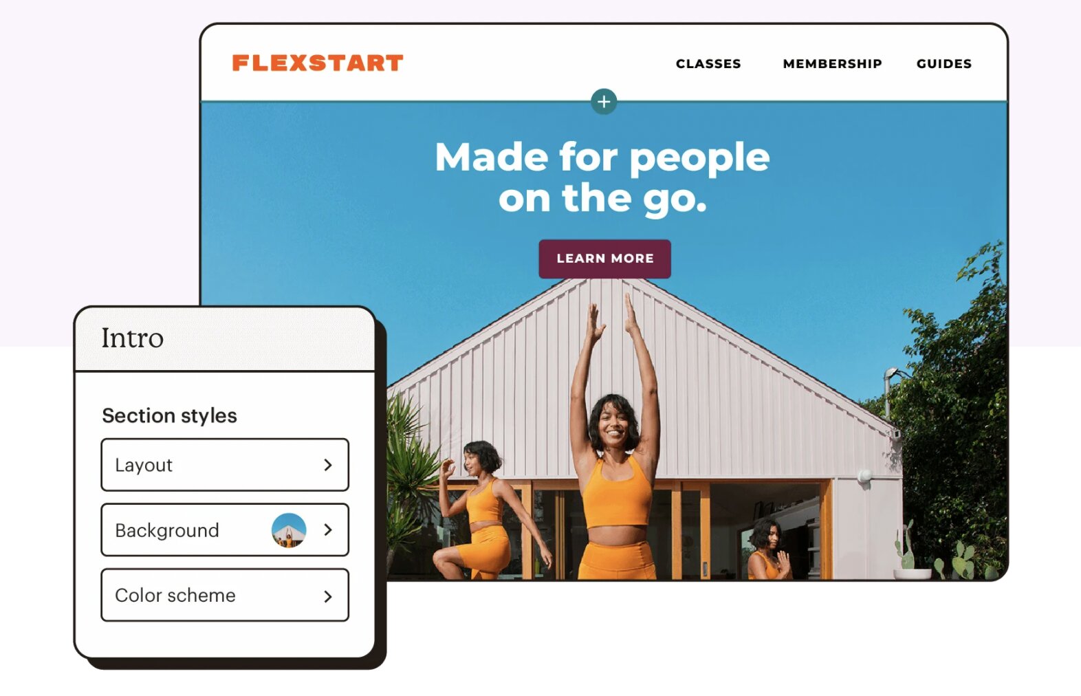 Il costruttore di siti web di Mailchimp