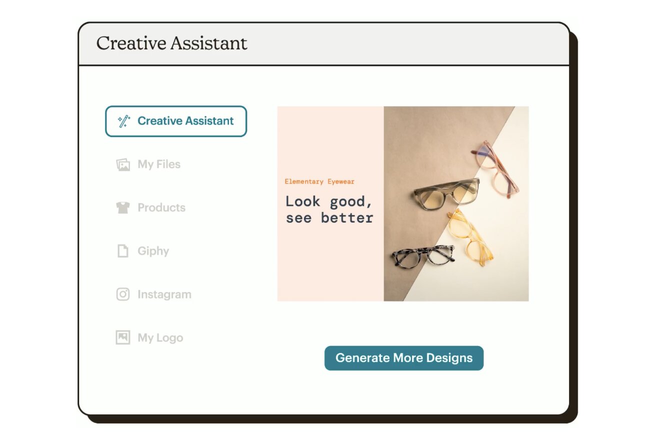 La funzione Creative Assistant di Mailchimp
