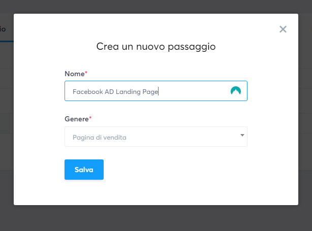 Il dashboard del funnel di vendita di systeme.io