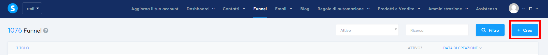 Libreria funnel di systeme.io