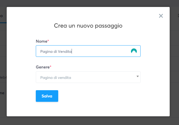 Creatore di landing page di systeme.io