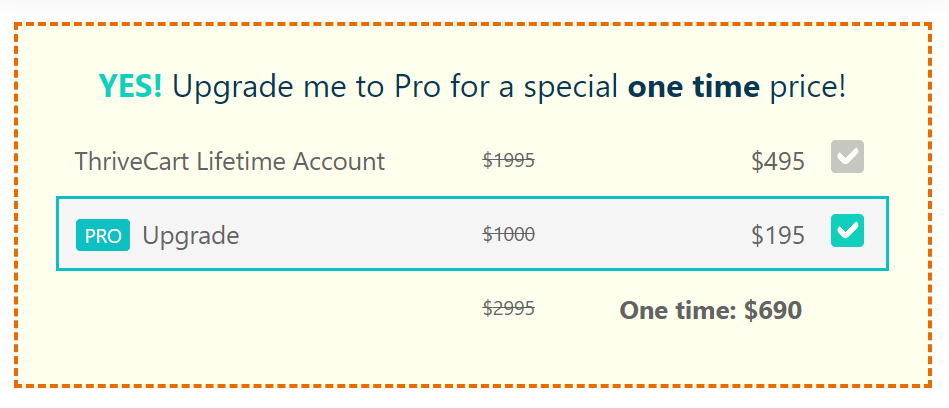 Die Preisstruktur von ThriveCart