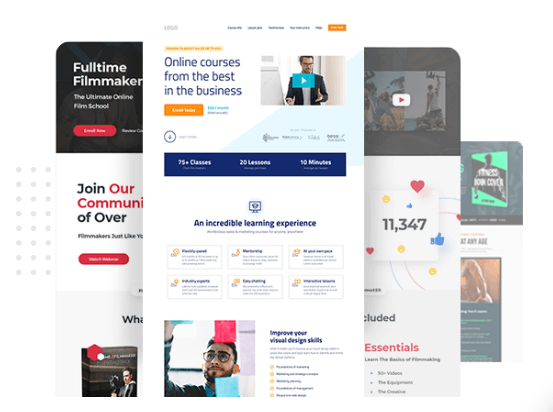 Seiten und Produkt-Features von SamCart