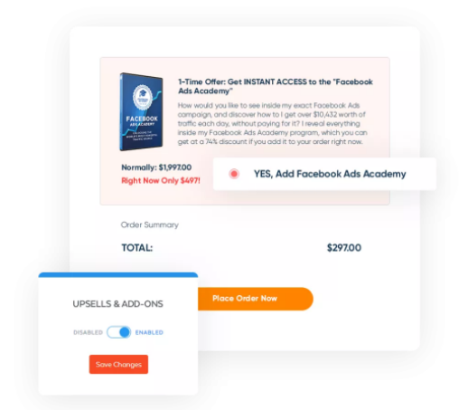 Upsells- und Add-On-Features von SamCart