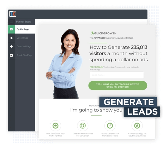 ClickFunnels’ Feature zur Lead-Generierung