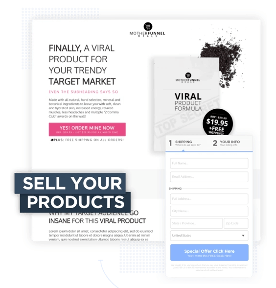 ClickFunnels hilft beim Verkauf deiner Produkte