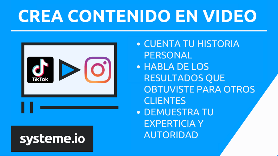 Crea contenido en video