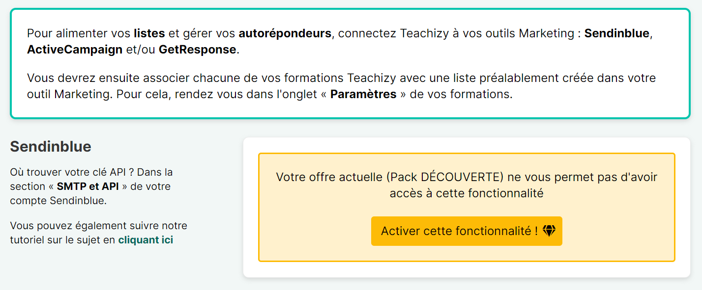 envoyer des emails avec teachizy
