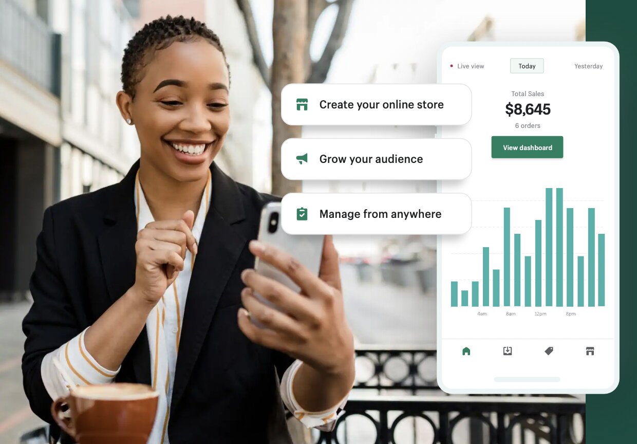 Aplicación móvil de comercio electrónico de Shopify 