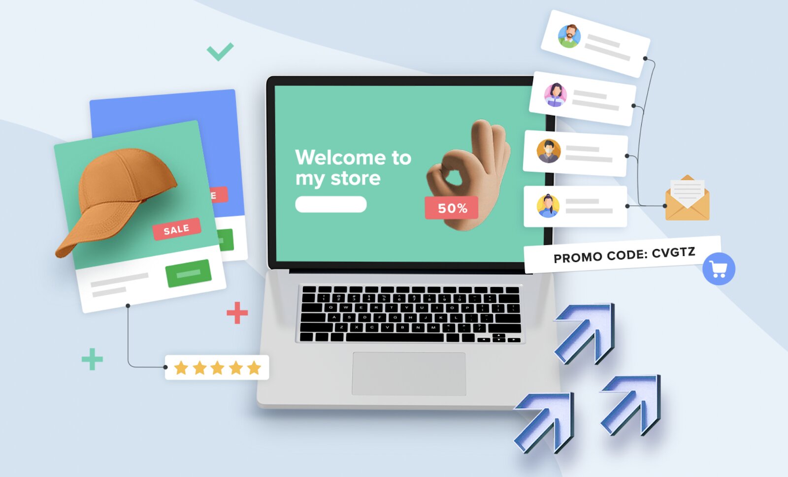 Características de marketing de Sellfy