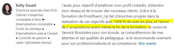 un témoignage d’une formation de Yannick Bouissière