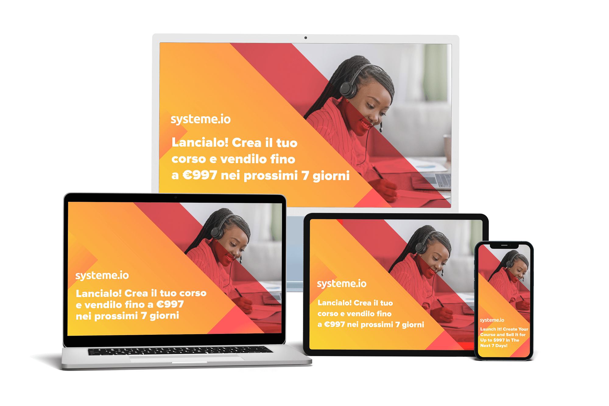 Launch it! Create your course and sell it for up to $997 in the next 7 days Course cover