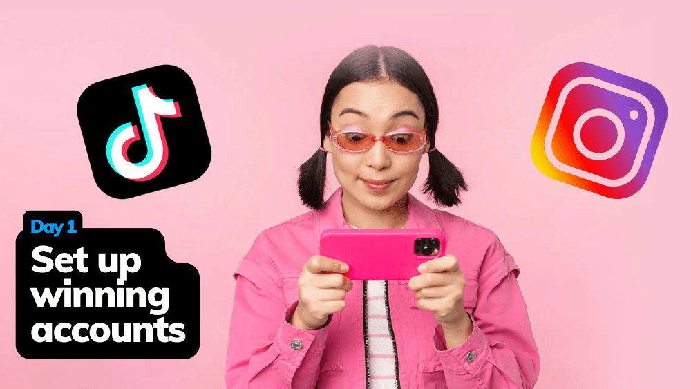 How to set up winning TikTok and Instagram accounts