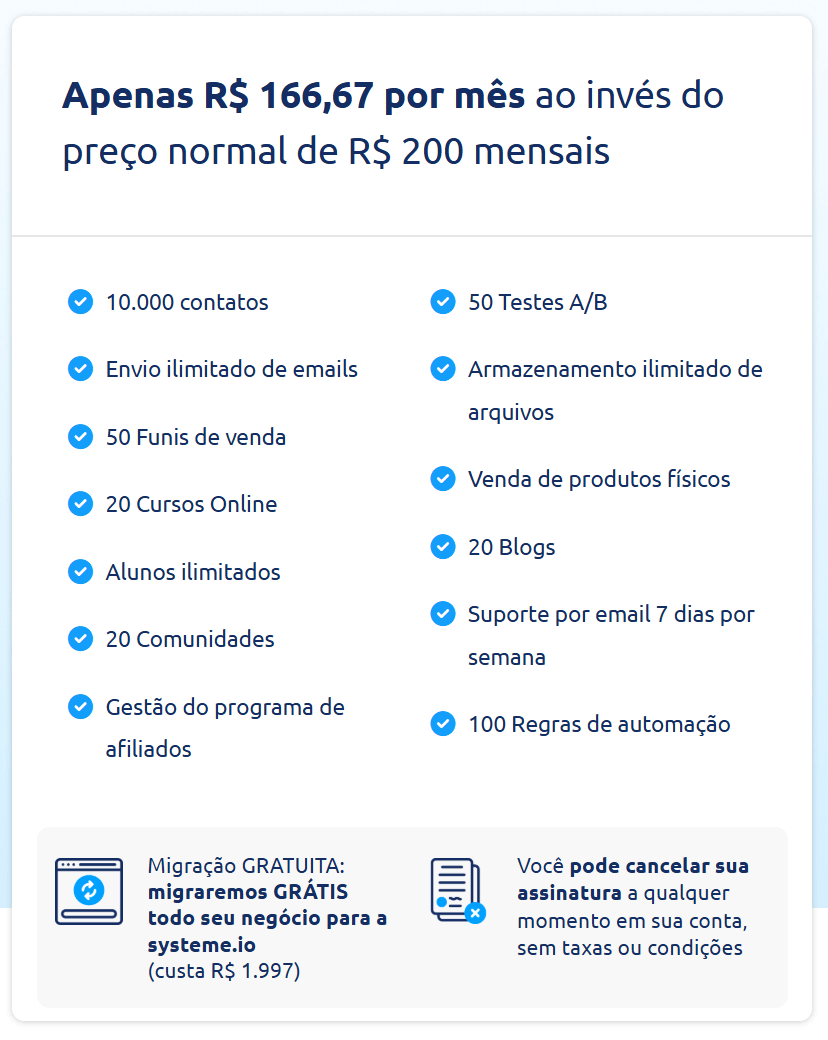 systeme.io dashboard on pc and mobile
