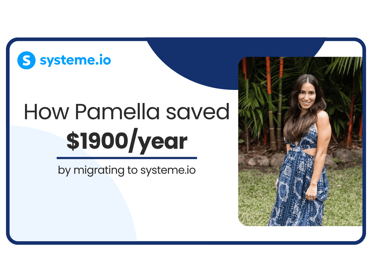 Pamella, career coach and founder of Coaching with Pamella, who saved $1,900 a year by migrating her business from Kajabi to systeme.io