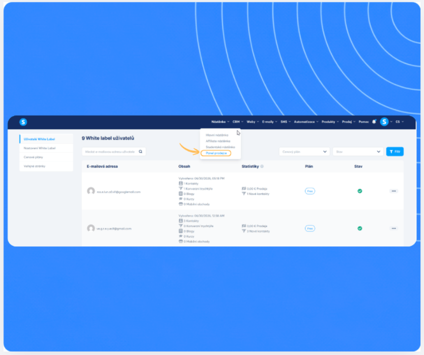 systeme.io white label to launch your own software business and keep 100% of your revenue