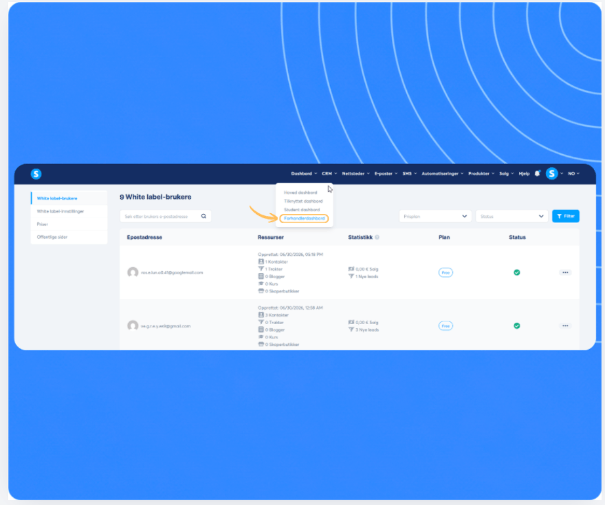 systeme.io white label to launch your own software business and keep 100% of your revenue