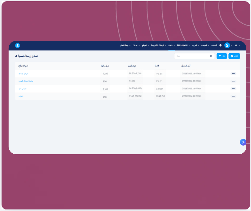 systeme.io SMS marketing automation step showing a text message trigger in a workflow
