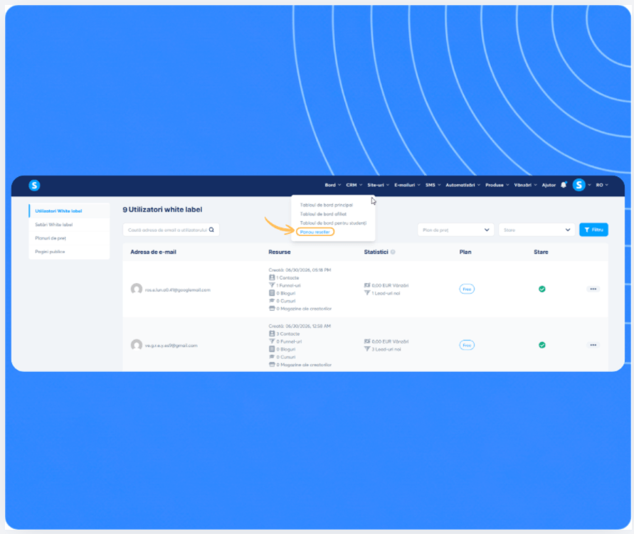 systeme.io white label to launch your own software business and keep 100% of your revenue