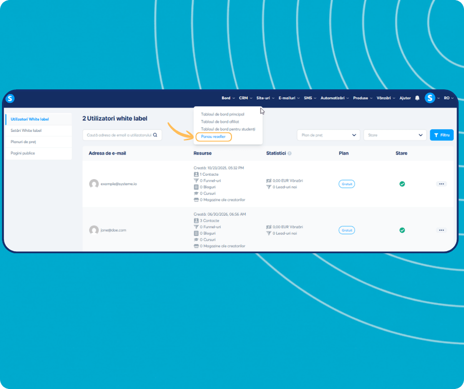 systeme.io white label to launch your own software business and keep 100% of your revenue